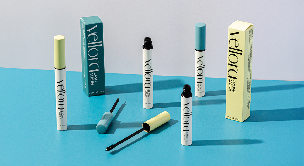 Vellora Beauty deal banner showing discounted skincare and beauty products